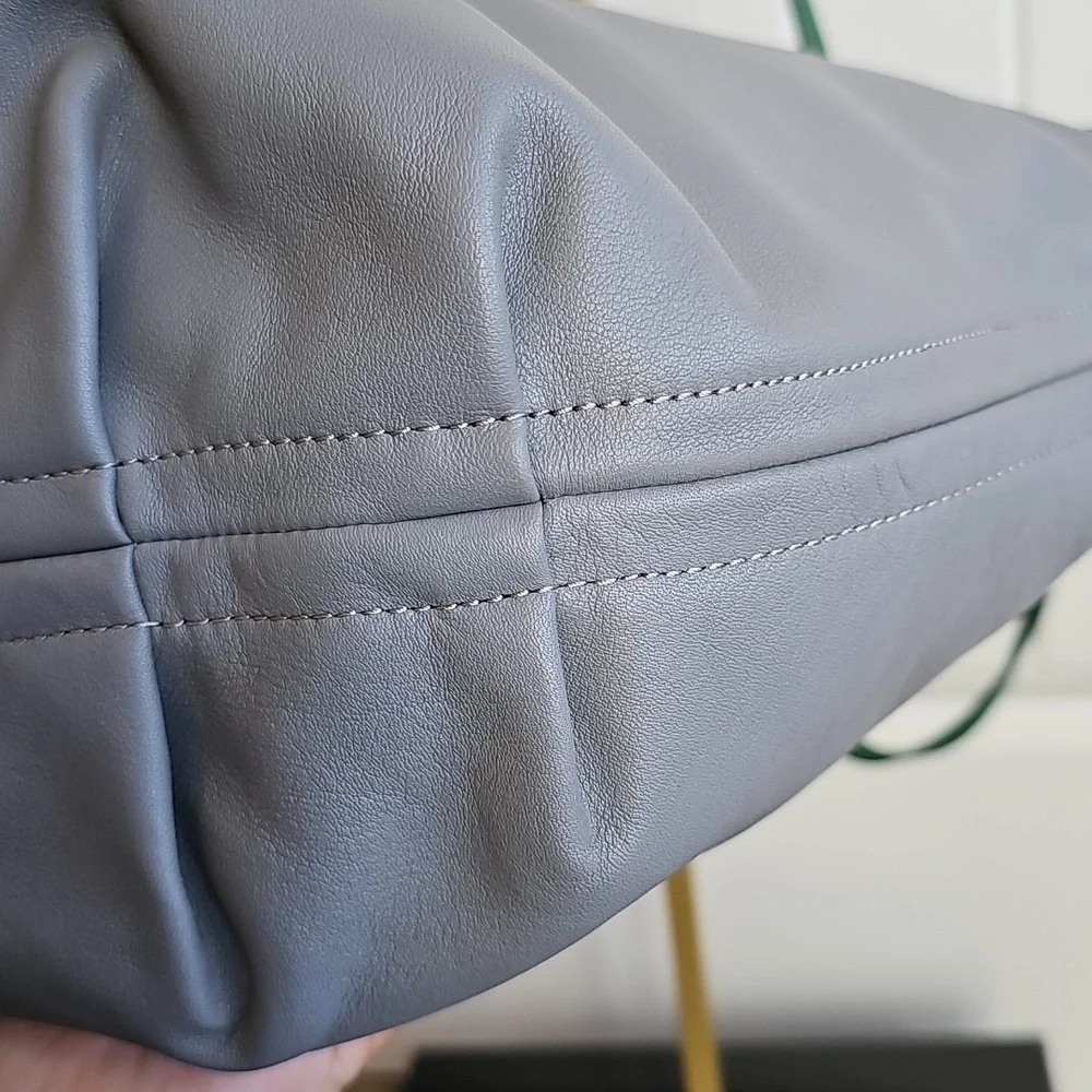 Coach 2020 Bea Tote In Colorblock Green And Gray Like New! - Picture 8 of 15